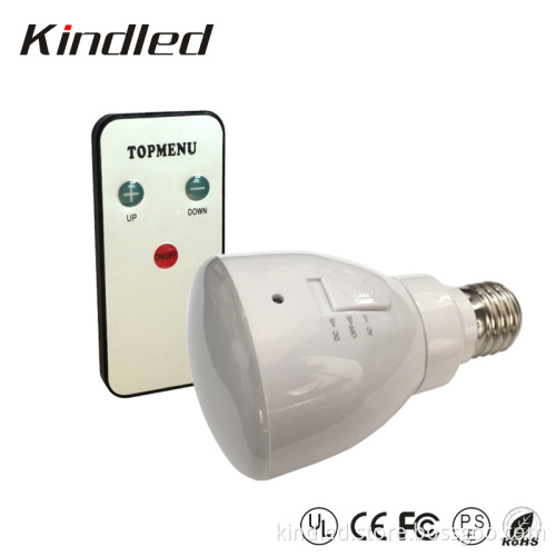 E27/E26 Rechargeable Emergency LED Bulb Lights 3W, Remoter Controller with Dimmable Function